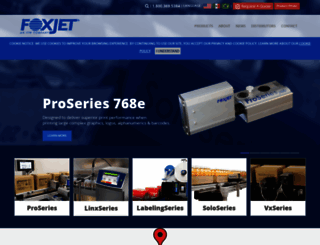 foxjet.com screenshot