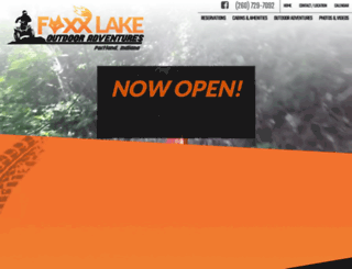 foxlakecampground.com screenshot