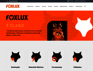 foxlux.com.br screenshot