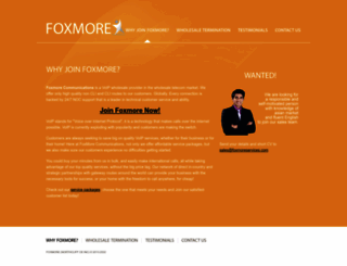foxmoreservices.com screenshot