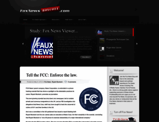 foxnewsboycott.com screenshot