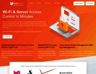 foxpass.com screenshot