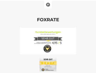 foxrate.de screenshot