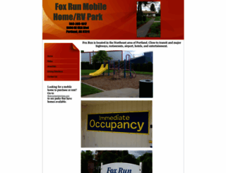 foxrunrvpark.com screenshot