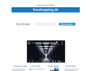 foxshopping.de screenshot