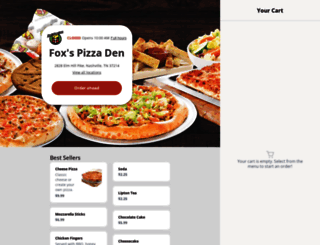 foxspizzadenofnashville.com screenshot