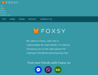 foxsy.chat screenshot