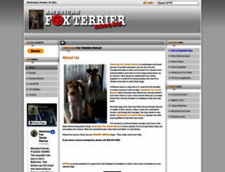 foxterrierrescue.net screenshot