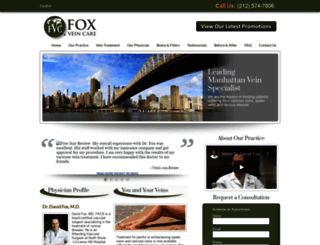 foxvein.com screenshot