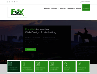 foxwebcreations.com screenshot