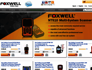 foxwellshop.co.uk screenshot