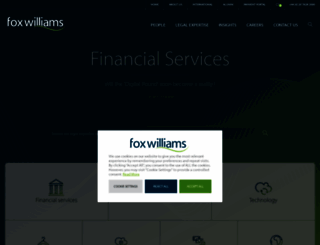 foxwilliams.com screenshot