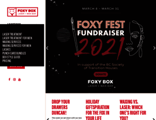 foxybox.ca screenshot