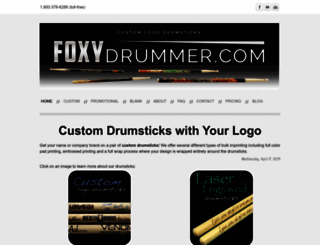 foxydrummer.com screenshot
