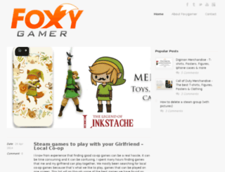 foxygamer.com screenshot