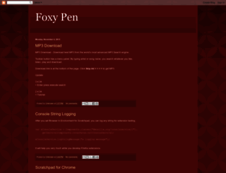 foxypen.blogspot.com screenshot