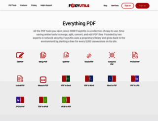 foxyutils.com screenshot