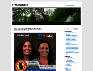 fpoe-amstetten.at screenshot