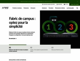 fr-fr.juniper.net screenshot