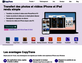 fr.copytrans.net screenshot
