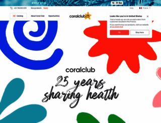 fr.coral-club.com screenshot