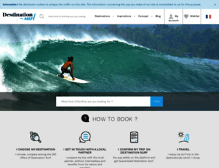 fr.destination-surf.com screenshot