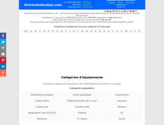 fr.driverscollection.com screenshot