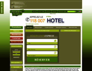 fr.federal-hotel.com screenshot
