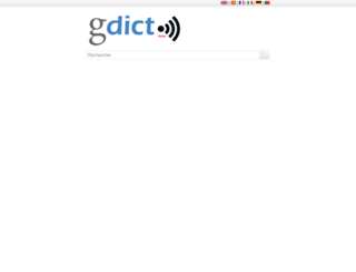 fr.gdict.org screenshot