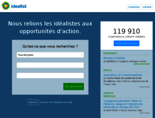 fr.idealist.org screenshot