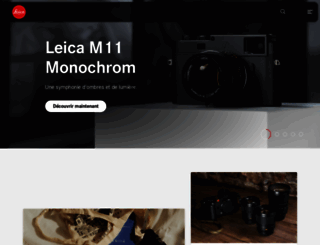 fr.leica-camera.com screenshot