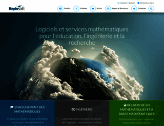 fr.maplesoft.com screenshot