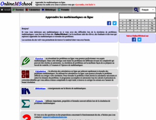 fr.onlinemschool.com screenshot