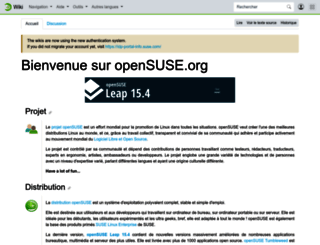 fr.opensuse.org screenshot