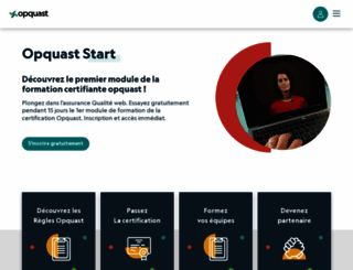 fr.opquast.com screenshot
