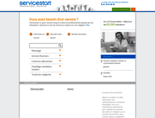 fr.servicestart.com screenshot