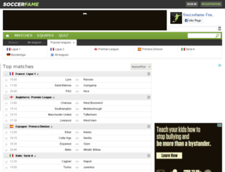 fr.soccerfame.com screenshot