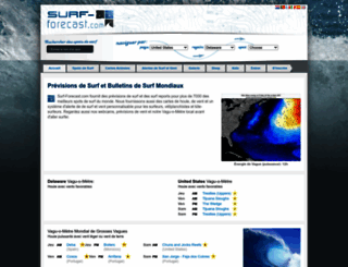 fr.surf-forecast.com screenshot