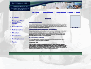fr.tinnitus-vertigo-clinic.com screenshot