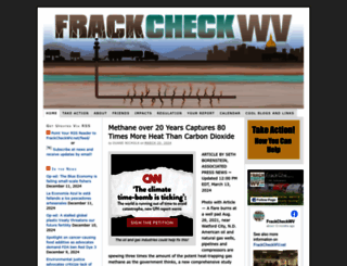 frackcheckwv.net screenshot