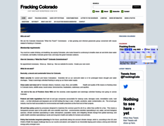 frackingcolorado.wordpress.com screenshot
