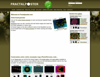 fractalposter.com screenshot