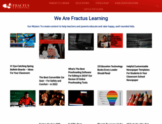 fractuslearning.com screenshot