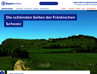 fraenkische-schweiz.bayern-online.de screenshot