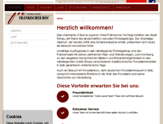 fraenkischer-hof-rehau.de screenshot