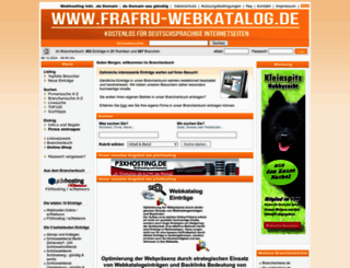 frafru-webkatalog.de screenshot