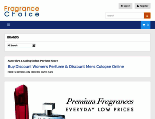 fragrancechoice.com.au screenshot