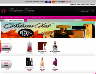 fragranceheaven.com.au screenshot