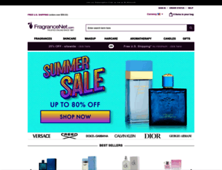 fragrancenet.com screenshot