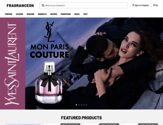 fragranceon.com screenshot